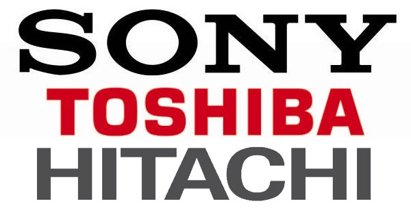 Sony, Toshiba, Hitachi